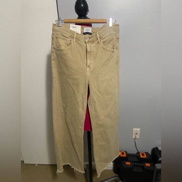 NWT Anthropologie Citizens of Humanity Lyra High Rise Wide Leg Gaucho Jeans 29 - Picture 7 of 11